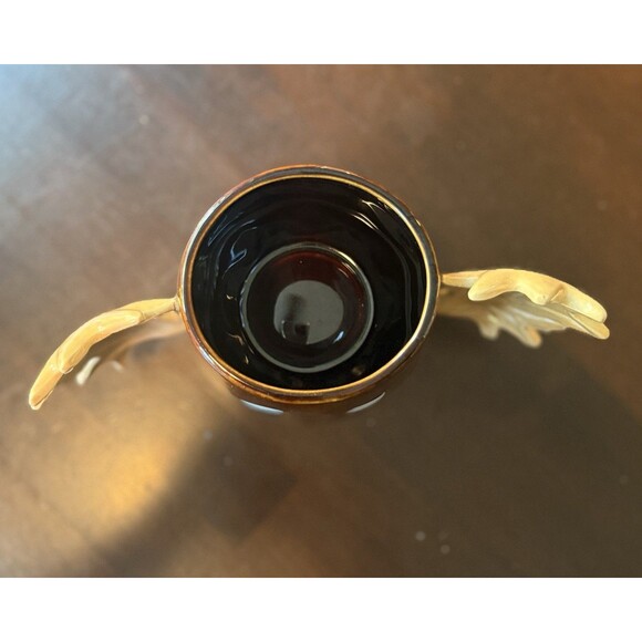 RARE Whimsical Moose Mug Paper Destiny with Large Antler Handles Shiny Glazed - Picture 6 of 7